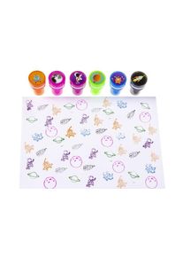 6 Weltraum Stempel