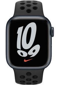 Apple Watch Nike Series 7 Aluminum 41 mm (2021) | GPS | Midnight | Sport Band black