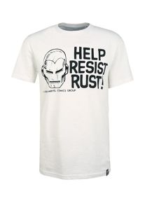 Recovered T-Shirt 'Marvel Help Resist Rust' Herren ecru Größe M