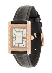 Emporio Armani Dames Analoog horloge rose-goud / zwart One Size