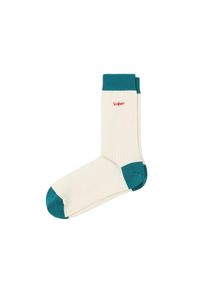 Scalpers Socken 'Vintage' Herren creme / smaragd / rot Größe 41/46