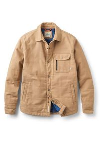 Passenger Taranaki Canvas Quilted Overshirt Overhemd Heren (S |beige)