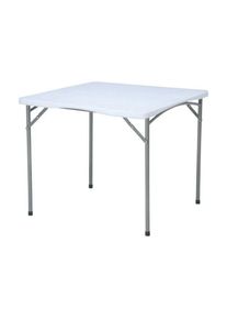 Hendi Klapptisch in weiß stabile Ausführung 870x870x740mm