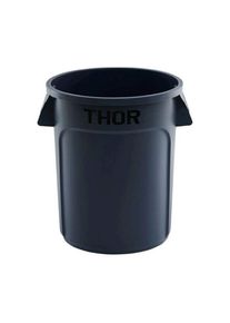 Mülleimer 75 Liter, Schwarz