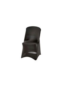 Stretchhusse Für Buffet-Klappstuhl Mit Ca. 465 X 530 X 900 Mm (Bxtxh), Schwarz