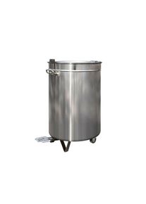 Mülleimer 80 Liter,Edelstahl