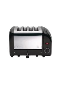 Dualit Toaster 40344, Schwarz, 4 Schlitze