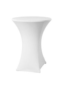 Hendi Stehtischhusse &Oslash;800-850mm in wei&szlig;