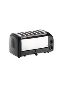 Dualit Toaster Mit 6 Schlitzen Und Kr&uuml;melschale, Schwarz