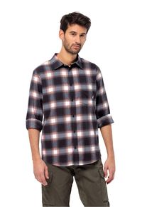 Jack Wolfskin Męska koszula flanelowa Wanderweg Shirt Men S dark navy