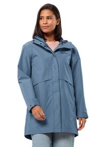 Jack Wolfskin Damski płaszcz przeciwdeszczowy Cape West Coat Women XS elemental blue