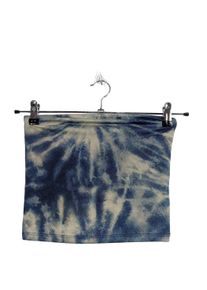 Bershka Top z dekoltem typu bandeau Damski, Rozmiar 36, niebieski