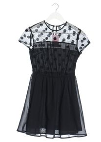 H&M H&M Sukienka o kroju litery A Damski, Rozmiar 36, czarny, Poliamid