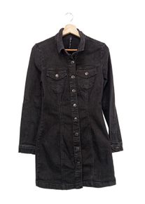 Denim Co. Jeansowa sukienka Damski, Rozmiar 36, czarny