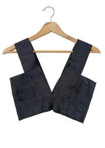Alexander Wang for H&M Top o skróconym kroju Damski, Rozmiar 36, czarny