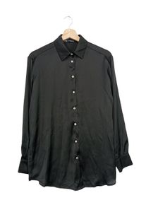 Zara Bluzka oversize Damski, Rozmiar 34, czarny