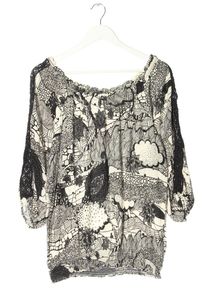 Desigual Bluzka typu carmen Damski, Rozmiar 38, czarny