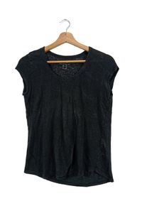 Mexx Lniana bluzka Damski, Rozmiar 34, czarny, Len