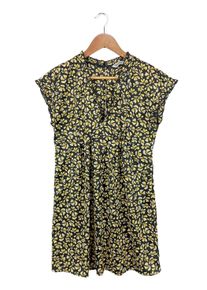 Zara Basic Letnia sukienka Damski, Rozmiar 36, bladożółty