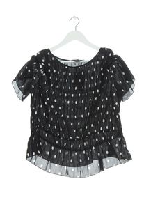 Zara Basic Koszulowa bluzka Damski, Rozmiar 42, czarny