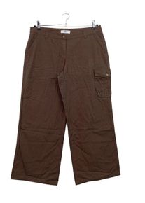 b.p.c. Bonprix Collection Luźne spodnie Damski, Rozmiar 42, brązowy, Bawełna