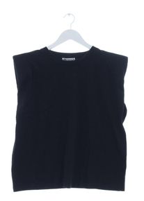 Zara Bluzka bez rękawów Damski, Rozmiar 38, czarny, Bawełna