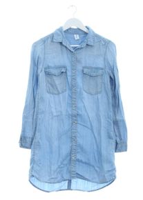 & DENIM Jeansowa koszula Damski, Rozmiar 36, niebieski, Lyocell