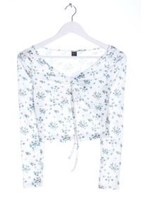 Shein Koszula o skróconym kroju Damski, Rozmiar 34, biały