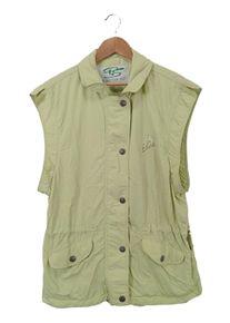 P.S Collection Długa dzianinowa kamizelka Damski, Rozmiar 40, bladożółty, Poliamid