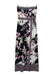 WHITE BLACK Sukienka z dekoltem typu bandeau Damski, Rozmiar 36, biały