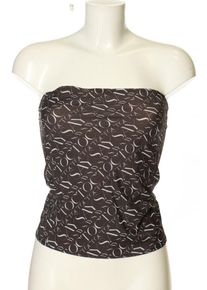 Say October Top z dekoltem typu bandeau Damski, Rozmiar 38, brązowy