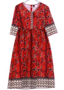 Shein Sukienka boho Damski, Rozmiar 36, czerwony, Poliester