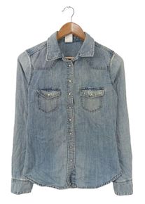 H&M H&M Jeansowa koszula Damski, Rozmiar 34, niebieski