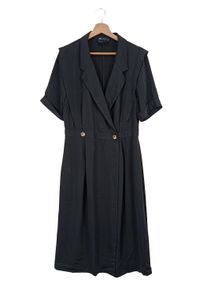 ASOS DESIGN Kopertowa sukienka Damski, Rozmiar 44, czarny, Poliester
