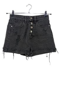 Zara Jeansowe szorty Damski, Rozmiar 34, czarny, Bawełna