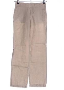 Stile Benetton Lniane spodnie Damski, Rozmiar 32, jasnobeżowy, Len