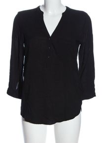 Zara Basic Koszulowa bluzka Damski, Rozmiar 36, czarny