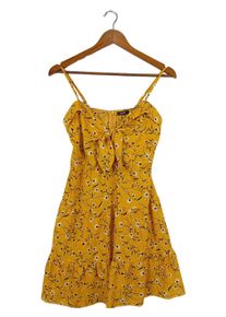 Shein Sukienka na ramiączkach Damski, Rozmiar 40, bladożółty, Poliester