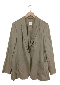 Betty&Co Grey Długa marynarka Damski, Rozmiar 42, w kolorze białej wełny