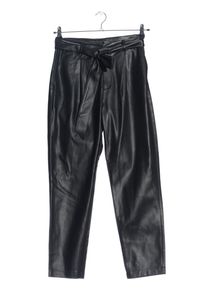 Dorothy Perkins Spodnie z imitacji skóry Damski, Rozmiar 38, czarny, Poliester