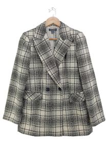 Primark Krótki płaszcz Damski, Rozmiar 38, biały