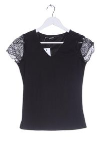 Shein Bluzka z krótkim rękawem Damski, Rozmiar 36, czarny