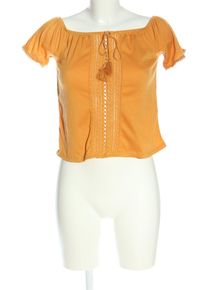 H&M Divided Bluzka typu carmen Damski, Rozmiar 34, jasny pomarańczowy