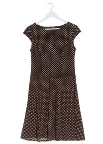 Anne Klein Sukienka o kroju litery A Damski, Rozmiar 36, czarny