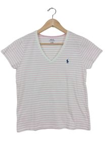 Polo Ralph Lauren Koszulka z dekoltem w kształcie litery V Damski, Rozmiar 38, biały