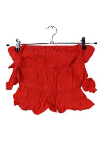 House of Harlow 1960 Top z dekoltem typu bandeau Damski, Rozmiar 36, czerwony
