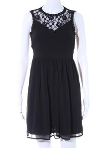 Véro Moda Vero Moda Koronkowa sukienka Damski, Rozmiar 34, czarny, Poliester