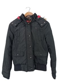 Hilfiger Denim Kurtka z kapturem Damski, Rozmiar 38, czarny, Poliester