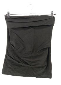 Zara Top z dekoltem typu bandeau Damski, Rozmiar 40, czarny
