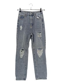 Shein Jeansy typu boyfriend Damski, Rozmiar 36, niebieski